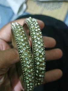 Sparkling Crystal Bangle Set