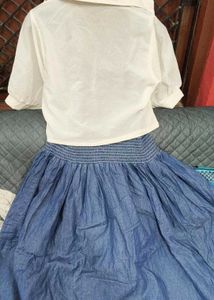 Denim Dress with Stylish Jacket