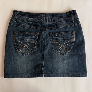 y2k Classic Blue Denim Mini Skirt