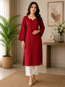 Elegant Red Kurta