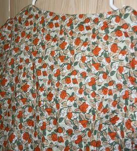 Floral Ruched V-Neck Top