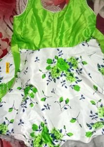 Green Frock With Jacket
