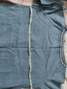 Bohemian Embroidered cotton kurta