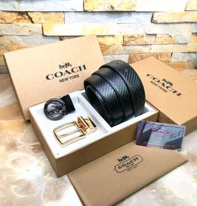 Coach Double Buckle Belt First Copy