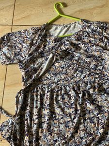 maternity top with one side pocket zipless