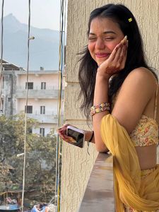 Beautiful Yellow Printed Lehenga Set
