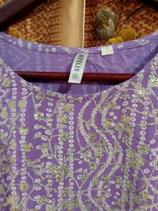 Lavender Sharara Set with Dupatta