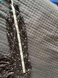 Chic Black Star Print Mini Dress