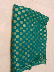 Beautiful teal kurti fabric