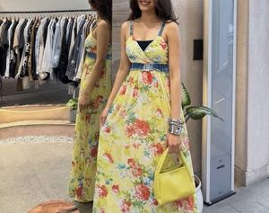Floral Print Maxi Dress 🌷