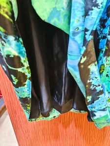 Vibrant Abstract Print Midi Dress