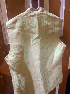 Men's Ethnic Light Green Kurta Set