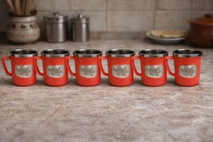Set of Six coffee Tea Mugs All colour available