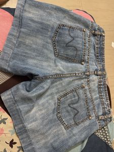 Blue Denim Shorts