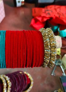 Assorted Bangles Set with Jewelry Box