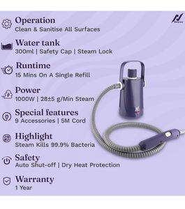 NEXLEV STEAM CLEANER FOR HOME
