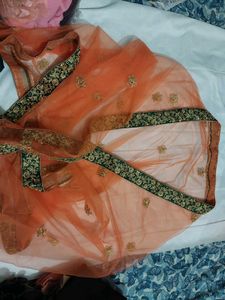 Elegant Emerald Green Embroidered lehenga