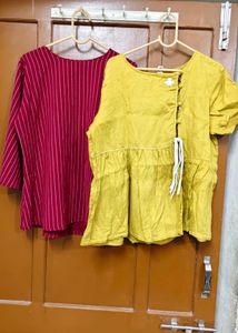 Set of 2 Trendy Women's Tops