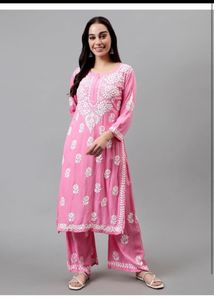 SevaChikan Chikankari kurta Set