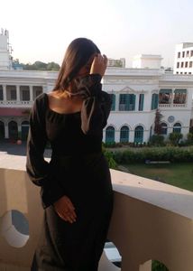 Elegant Black Classic Gown with empire waist