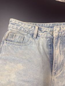 Light Wash Denim Shorts