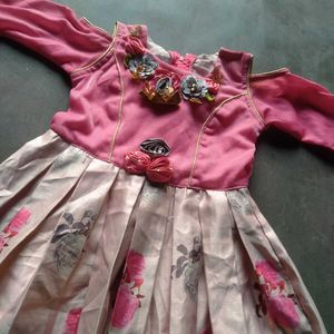 Combo Set Girls Western Dresses