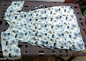 Patterned Mini Dress