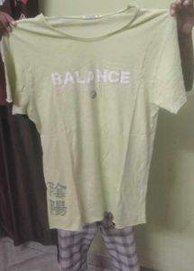 Light Green Graphic T-Shirt