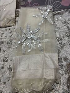 Embellished White Lehenga Choli