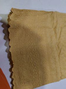 Beautiful chicken work Embroidered plazos