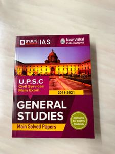 UPSC General Studies Main Solved Papers