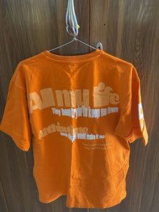 Orange Graphic Tee - Bad and Boujee