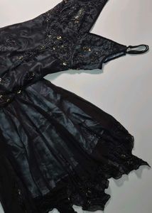 Adriana Papell inspired Beaded Blue Dress