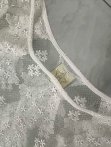 Sheer White Lace Dress