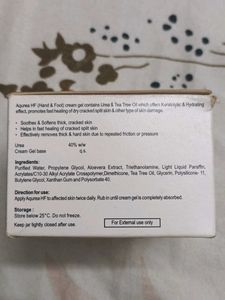 Aqurea HF Urea 40% Cream Gel