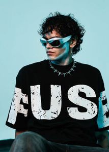 Graphic Print Black T-Shirt