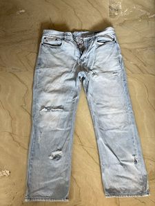 Polo Ralph Lauren Distressed Light Wash Denim Jean