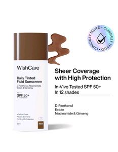 NEW LAUNCH WishCare Tinted Sunscreen SPF 50+