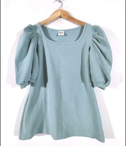 Pastel Puff Sleeve Top