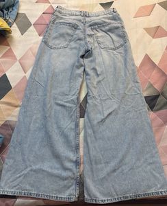 Light Wash Wide Leg Jeans