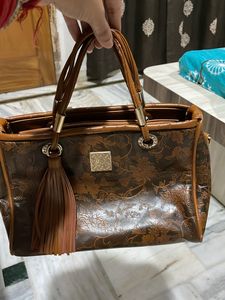 Handbag Medium Size Wenz Brand Brown Colour