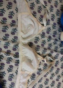 White Cotton Bra
