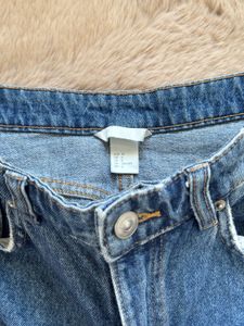 Blue Denim Mini Skirt