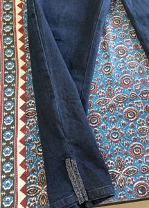Classic Dark Wash Denim Jeans