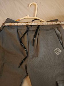 Men's Grey Cargo Sweatpants