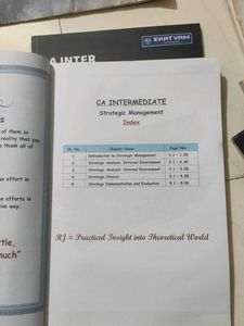 CA Inter Strategic Management Books