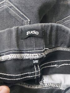 Charcoal Black Slim Fit Jeans| 3-4 Years Old