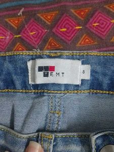 Light Blue Denim Skirt