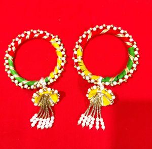 Colorful Beaded Bangles💫 Navratri Garba Special ✨