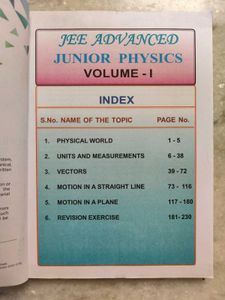 Narayana Physics JEE Advanced Books